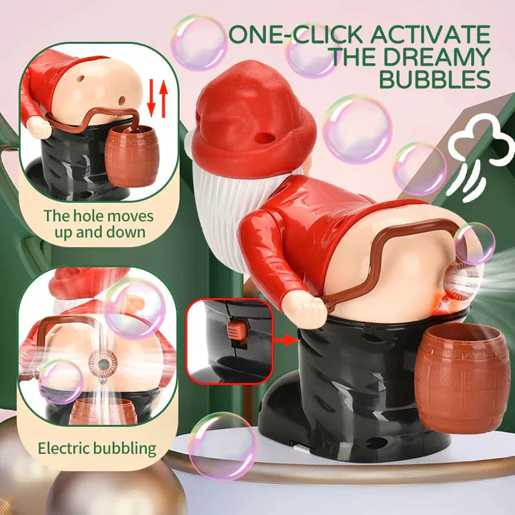 Christmas Santa Claus Bubbles Machine