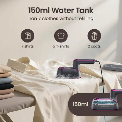 Portable Steam Iron & Clothes Steame