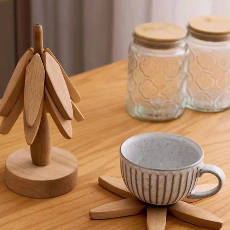 Novera™ Folding Tree Wooden Trivet
