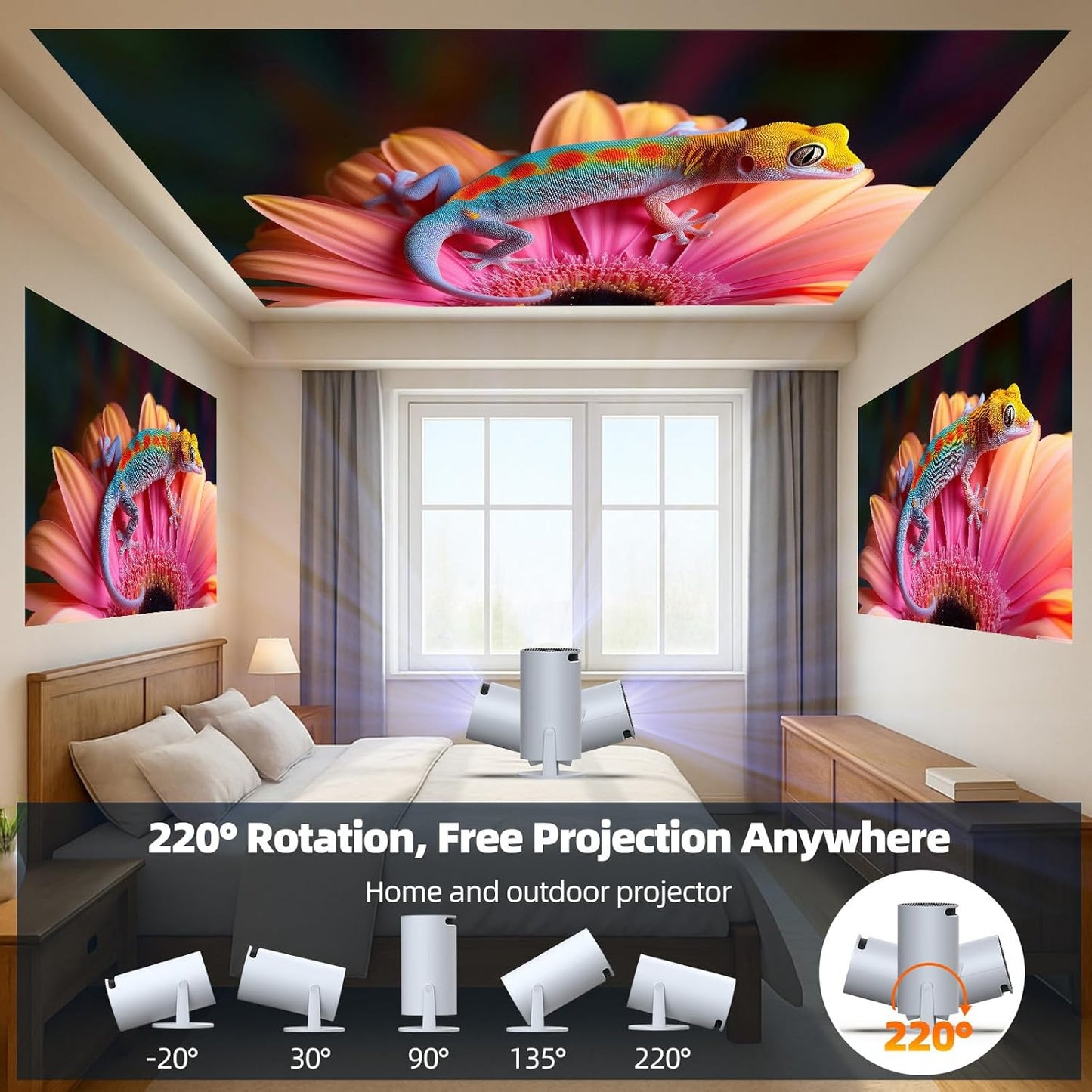 Novera Smart Mini Projector 4K