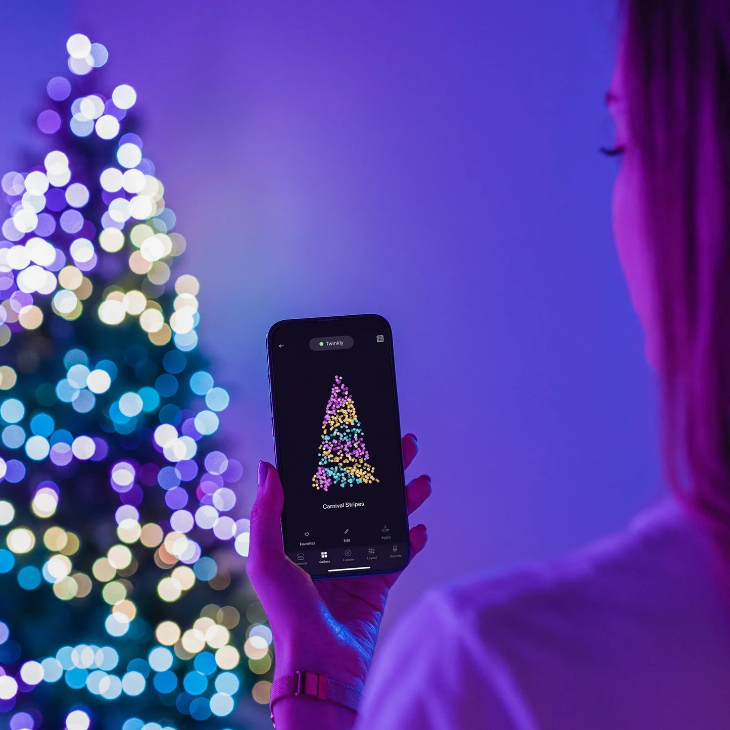 App Controlled Christmas Tree Lights