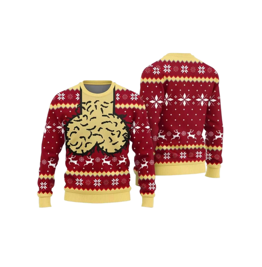 Funny Ugly Christmas Sweater – Festive Funny Men’s Holiday Sweater
